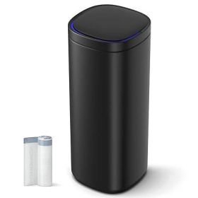 Motion Sensor Trash Can 13 Gallon Stainless Steel Black