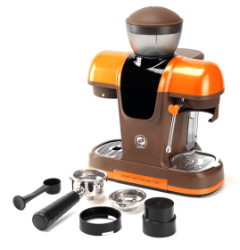 Semi Automatic Espresso Machine 19 Bar with 11 Grind Settings