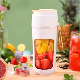 Portable Wireless Blender USB Rechargeable 8 Blade Smoothie Maker 340ml