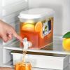 3.5L Cold Water Pitcher with Faucet Refrigerator Beverage Dispenser