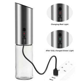 Electric Pepper Grinder 3W USB Rechargeable Automatic Spice Mill