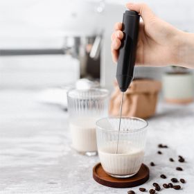 Electric Milk Frother Handheld Whisk Portable Coffee Mixer