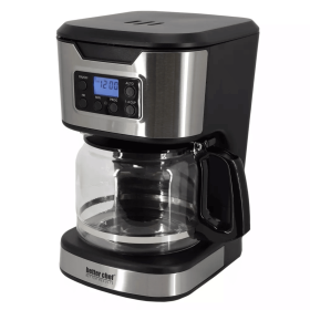 Better Chef 12 Cup Programmable Coffee Maker Stainless Steel