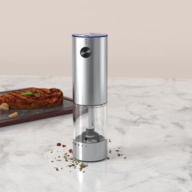 Electric Salt and Pepper Grinder Stainless Steel Type C Rechargeable