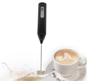 Rechargeable Handheld Milk Frother USB C Electric Foam Maker