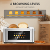 4 Slice Toaster with Extra Wide Slots LED Touchscreen Display