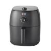 8 Quart Air Fryer Black with Automatic Shut Off