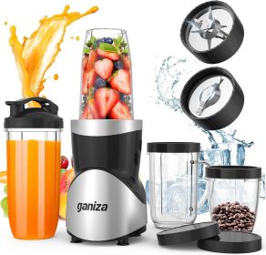 900W Smoothie Blender 15 Piece Personal Blender and Grinder Combo