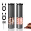 2 Pack Electric Salt and Pepper Grinder Set Battery Powered