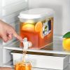3.5L Cold Water Pitcher with Faucet Refrigerator Beverage Dispenser