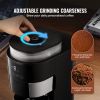 Coffee Maker with Grinder 8 Cup Programmable Grind and Brew