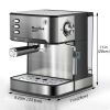 PlumChef Espresso Machine 20 Bar with Milk Frother Steam Wand
