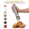 Electric Salt and Pepper Grinder with LED Light Adjustable Coarseness