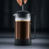 Brazil French Press Coffee Maker Borosilicate Glass Coffee Press