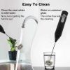 Rechargeable Handheld Milk Frother USB C Electric Foam Maker