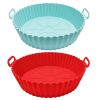 Air Fryer Silicone Pot Reusable Liner Basket Food Safe Accessory