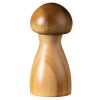 Mushroom Pepper Grinder Wooden Kitchen Spice Mill