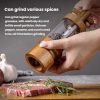 7 Inch Manual Black Pepper Wood Grinder