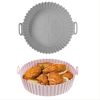 Air Fryer Silicone Pot Reusable Liner Basket Food Safe Accessory