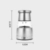 Manual Pepper Mill Stainless Steel Adjustable Spice Grinder